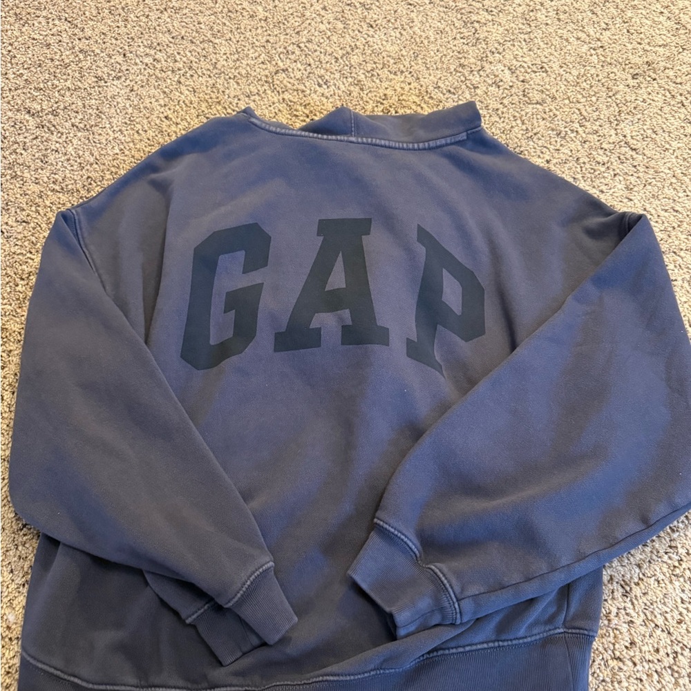 GAP Blue Hoodie Sweatshirt - Picture 3 of 3